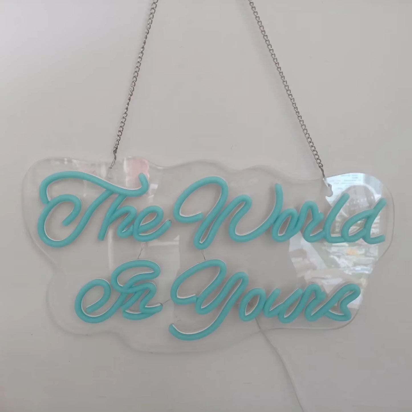 LED Neon Sign The World Is Yours