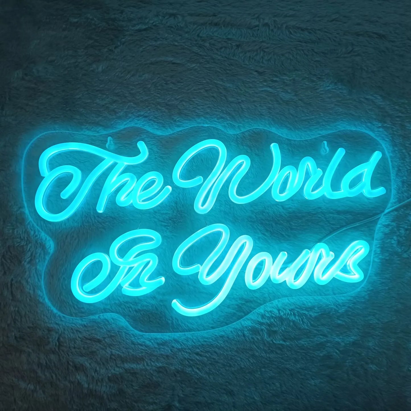 LED Neon Sign The World Is Yours