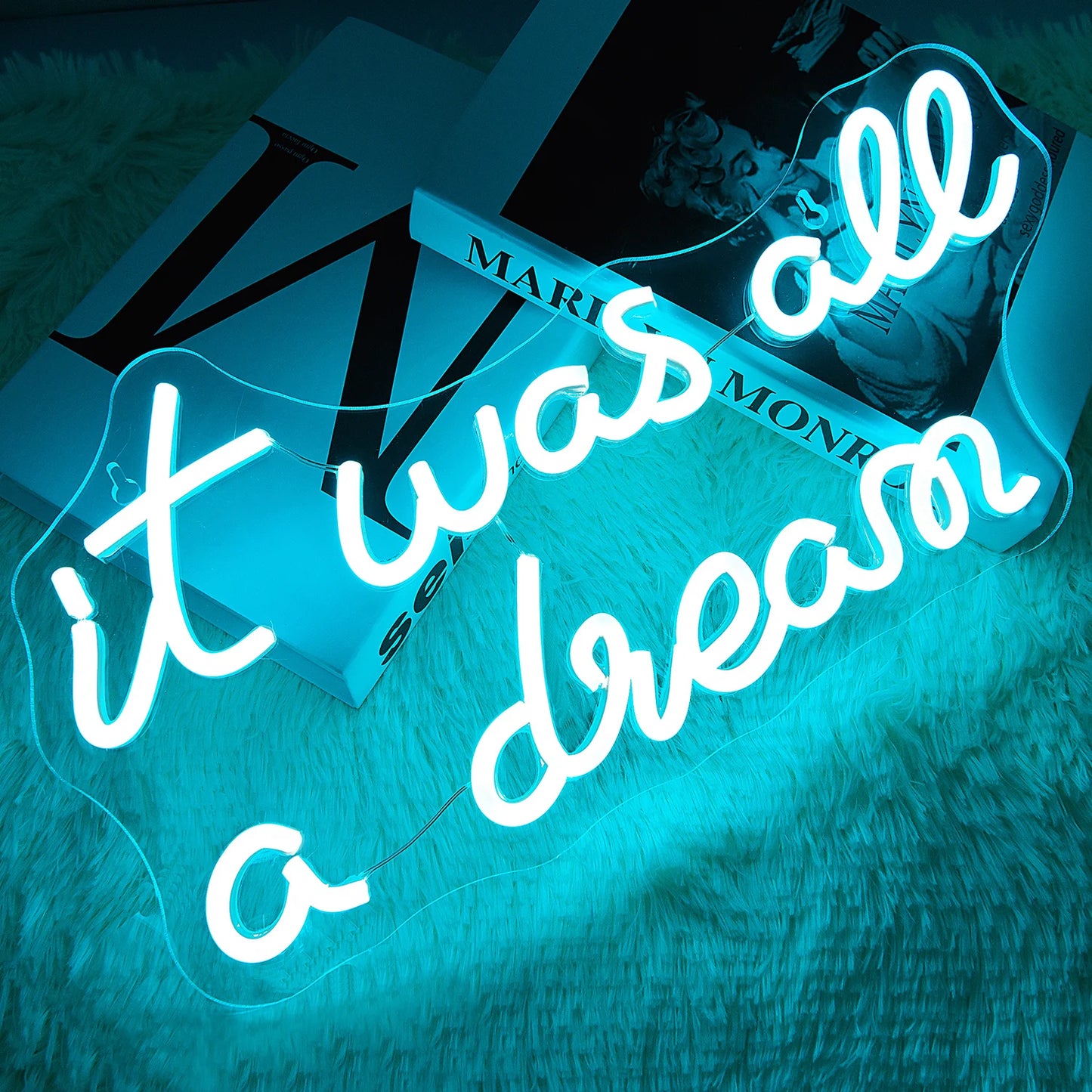 It Was All a Dream Neon Sign